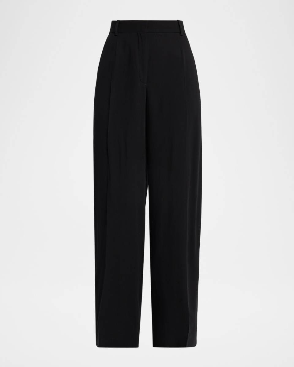 Wide Fluid Trousers